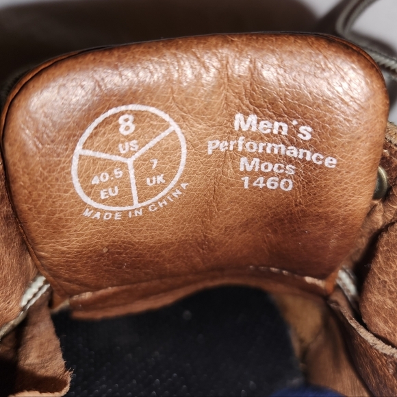 Mens Brown Leather Boat Shoes - Picture 12 of 12